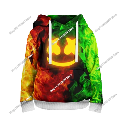 Nowe bluzy Fortnite 2025 z kapturem, nadruk 3D, bluza męska Harajuku z długim rękawem, krój oversize, unisex, odzież cosplayowa