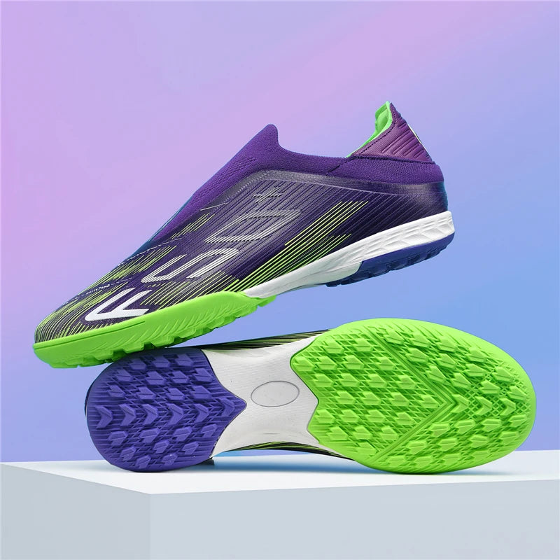New Men's Football Boots Turf Comfortable Cleats Futsal Non Slip Soccer Shoes Sport Ultralight Fg Grass Indoor Adult Non-Slip