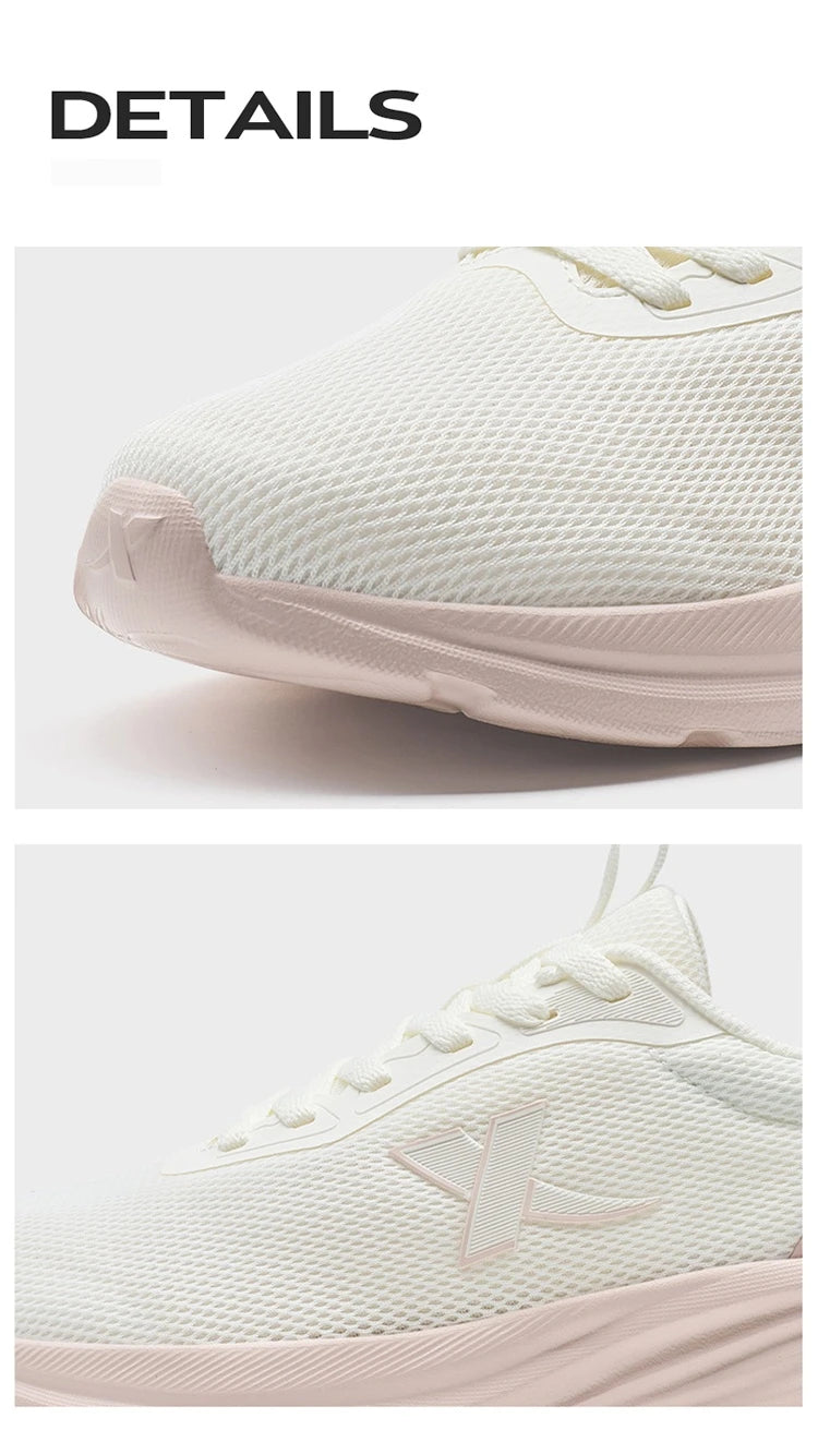 Xtep Women's Running Shoes 2025 Summer New Durability Lightweight Casual Shock-absorbing Breathable Mesh Sneakers 875418110054