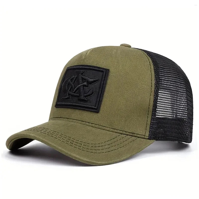2025 New Simple Fashion Breathable Mesh Hat CA Embroidered Hip Hop Hat Outdoor Daily Leisure Decoration Hat Unisex Baseball Hat