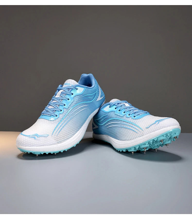 High Quality Men Women Track and Field Shoes Youth Anti Slip Sneakers Outdoor Professional Jumping Runn Shoes Student Trainers