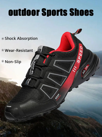 Muške planinarske cipele za aktivnosti na otvorenom s gumenim protukliznim potplatom, taktičke tenisice za trening, lagane i udobne sportske cipele za planinarenje i putovanja za muškarce