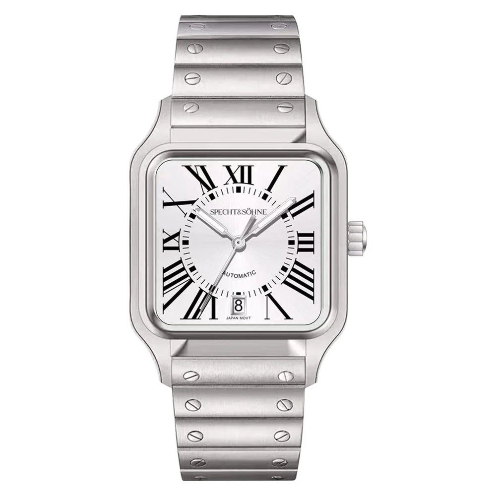 Specht&Sohne New Men's Watches Japan Miyota 8215 Movt Mechanical Wristwatches Stainless Steel 50M Waterproof Relogio Masculino
