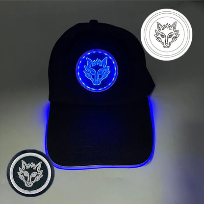 Fashion Glowing Baseball Cap LED Light Up Hip Hop Hat Bar Club Props Fluorescent Hat Men Women DJ Dance Supplies Costume