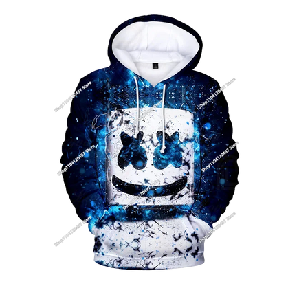 Nowe bluzy Fortnite 2025 z kapturem, nadruk 3D, bluza męska Harajuku z długim rękawem, krój oversize, unisex, odzież cosplayowa