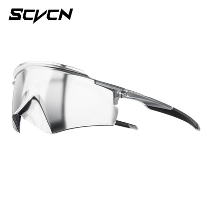 SCVCN Sonnenbrillen für Herren, Fahrradbrillen mit UV400-Gläsern, Fahrradbrillen für Rennrad und Mountainbike, Damen, Freizeit, Wandern
