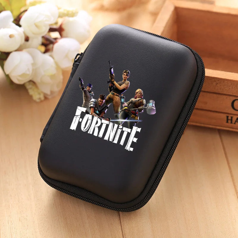 New Fortnite Storage Bag Multi-Function Data Cable Charger Organizer Travel Earphone Protective Pouch Children's Birthday Gift