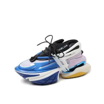 2026 Fashion Sport And Leisure Shoe Comfortable Wearable Walking Jogging Shoe Designer Thick Bottom Walking Shoe 36-44