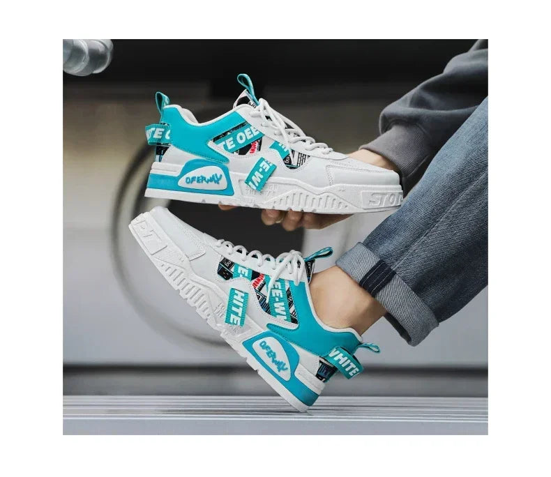 Skateboard Heren schoenen Zomersneakers Leer Casual Mode Outdoor Hardlopen Sport Wandelen Tennis Platform Designer Luxe