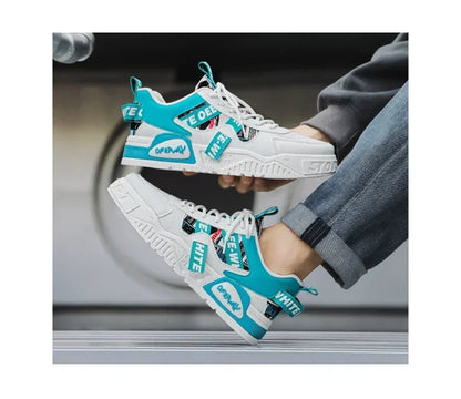 Skateboard Heren schoenen Zomersneakers Leer Casual Mode Outdoor Hardlopen Sport Wandelen Tennis Platform Designer Luxe