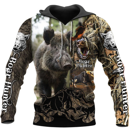 Fashion Autumn Lion, Wolf Hoodies White Tiger Skin 3D All Over Printed Men's Sweatshirt Unisex Pullover Casual Jacket