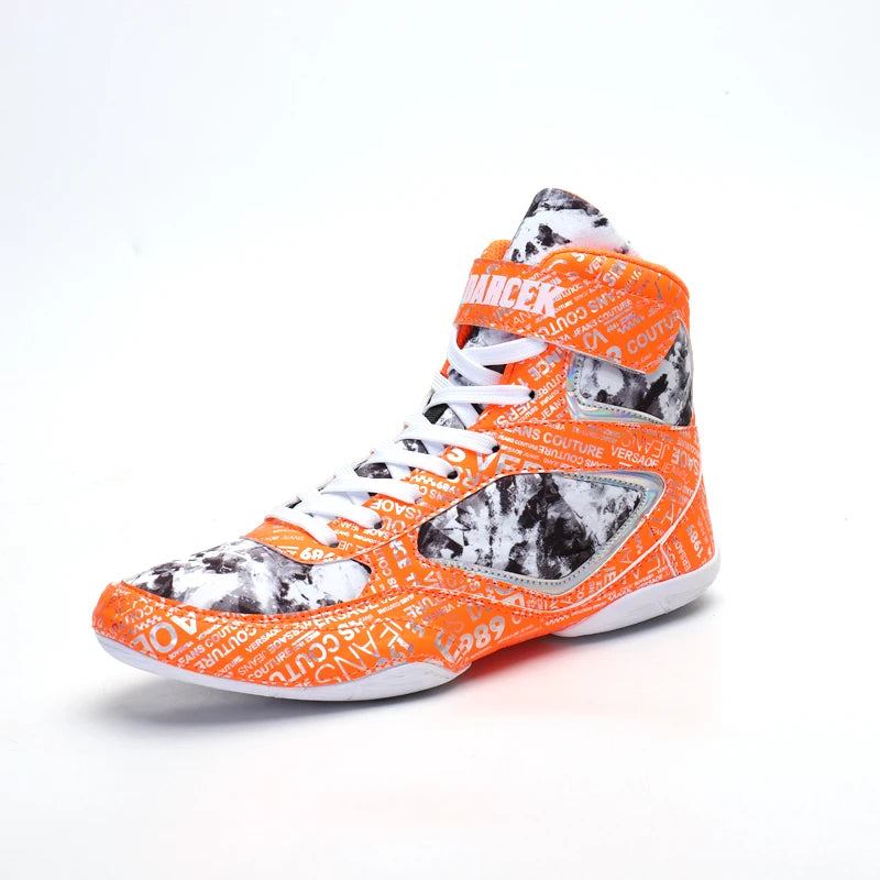 2026 New Arrival Boxing Sport Shoe Youth Wearable Wrestling Shoes Men Indoor Men Fighting Shoes Non-Slip Men Boxing Sneakers