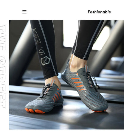 Men and Women Water Shoes, Aqua Shoes, Drainage Beach Sports Swim Sandals, Quick Dry Boating Barefoot Diving Fishing Surfing Sneakers
