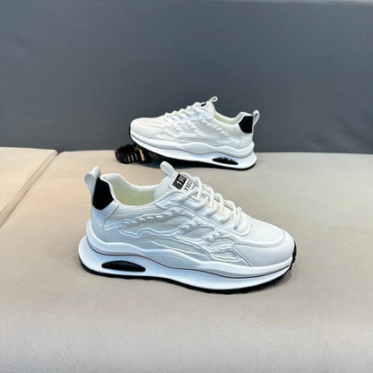 Men's Summer 2025 New Soft Bottom Breathable Mesh Sports Shoes Casual Versatile White Sneakers Lightweight Comfortable Runnin...