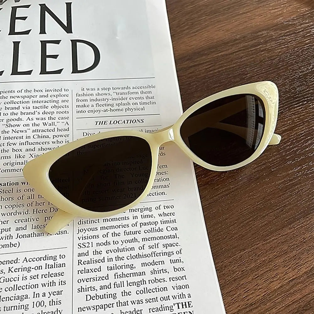 Cat Eye Shape Sunglasses Beach Sun Protection Sun Glasses Fashion Shades 90s Glasses Summer Eyewear