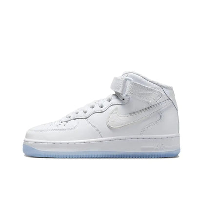 Nike Air Force 1 Mid Top Unisex Classic Sneakers, Cushioned Comfort Durable Design for Casual Streetwear DQ7666-001