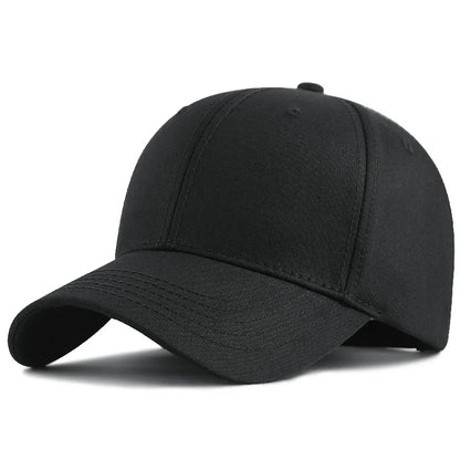 Baseball kapa Big Head Plus Size iz 100 % bombaža, primerna za moške in ženske, nastavljiva kapa »Dad Hat«, velikost 58–60 cm, 61–65 cm