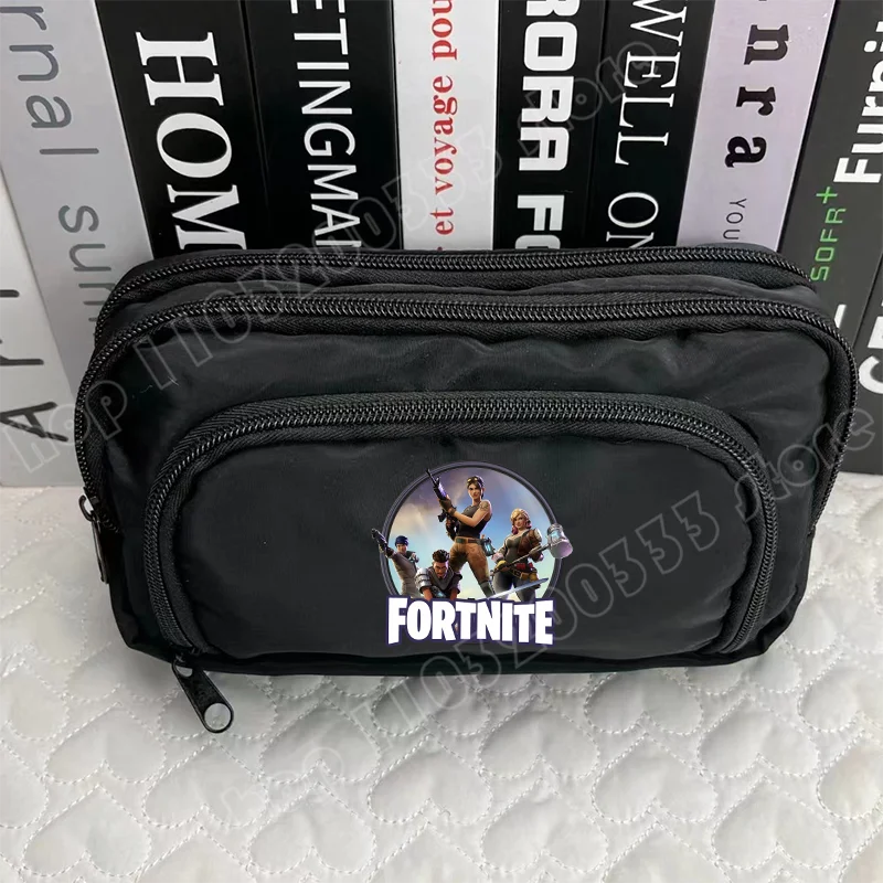 Fortnite Pen Box Creative Game Pattern Pencil Case Harajuku Storage Bag Boy Girl Back to School Supplies Birthday Party Gifts