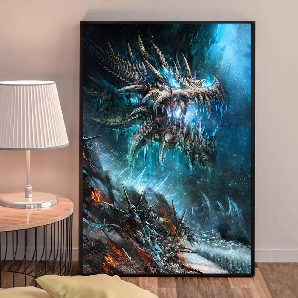 World of Warcraft Game Poster Good Quality Prints and Posters HD Quality Poster Wall Art Painting Study Home Decor