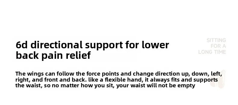Stable Durable Ergonomic chair Floating wing waist support Computer chair Office chair Back chair Household e-sports chair