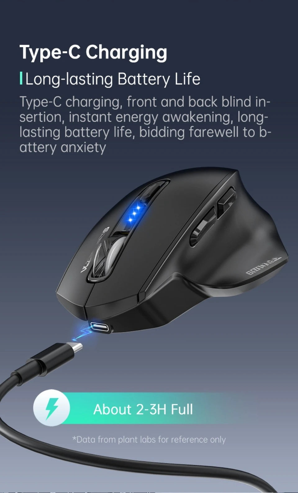 USB Wired Mouse RGB Backlight Silent Ergonomic Adjustable DPI for Desktop Laptop PC Office Gaming Home Daily Working Use