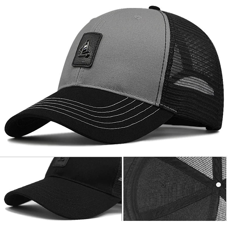 Baseball kapa Big Head Plus Size iz 100 % bombaža, primerna za moške in ženske, nastavljiva kapa »Dad Hat«, velikost 58–60 cm, 61–65 cm