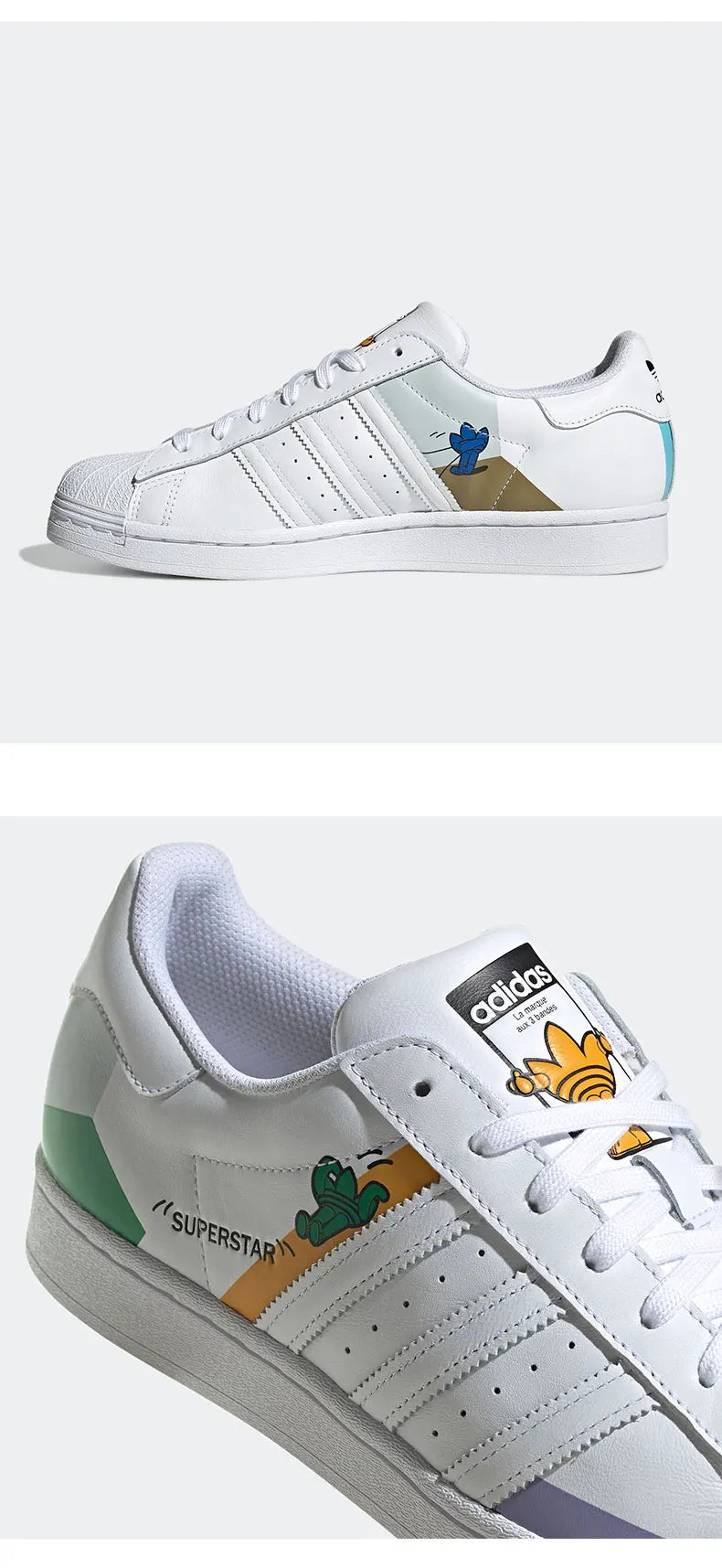 Adidas véritable trois rayures nouveau unisexe bas chaussures de loisir à la mode GX2179