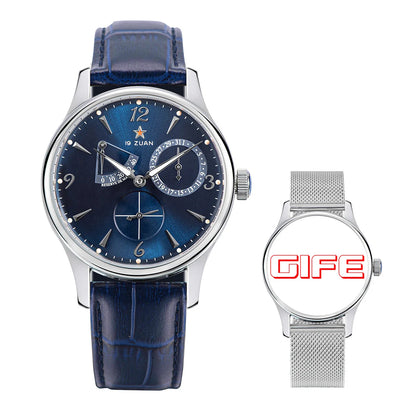 Mens Watch Pilot 40mm 1963 Automatic Mechanical Wristwatch Tianjin ST1780 Movement Army Designer Clock Reojes De Hombre New 2024