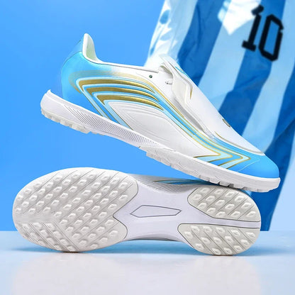 Nouvelles chaussures de football pour hommes, baskets de futsal, crampons, chaussures de football, pour terrain en herbe, montantes, pour l'extérieur, antidérapantes, pour l'intérieur, haute qualité, meilleures ventes