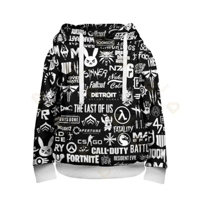 Fortnite Boys Cool Heroes Cosplay Hoodie Cartoon Sweatshirt Kid Clothes Spring Autumn Baby Coat Children Hooded Jacket