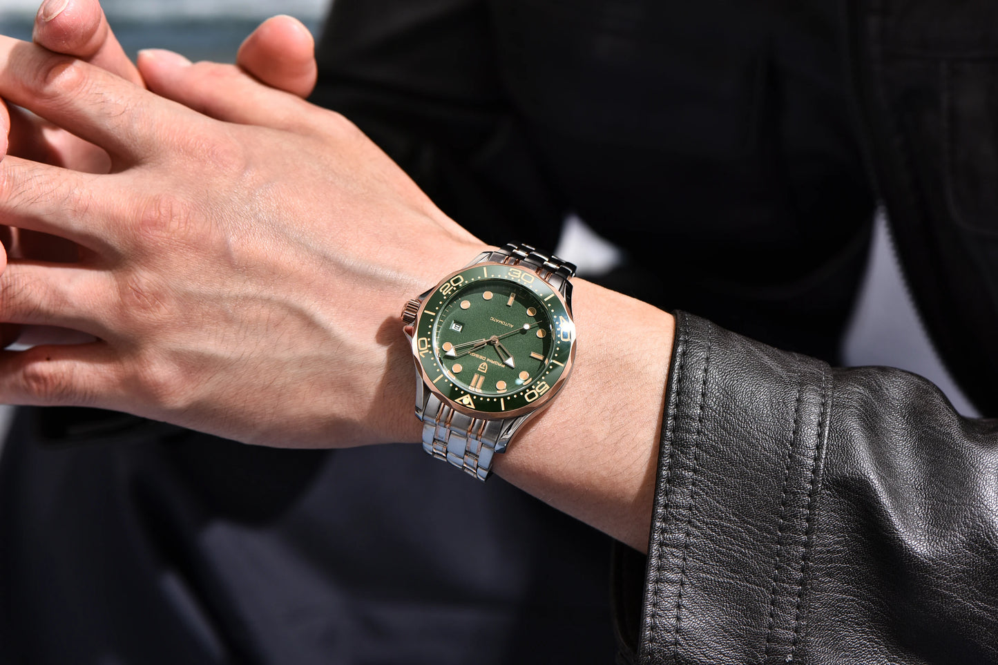 PAGANI DESIGN 2026 New V2 Waves 200M Taucheruhr für Herren, modische Luxus-Automatikuhr mit AR-Saphirglas, Herren-Armbanduhr