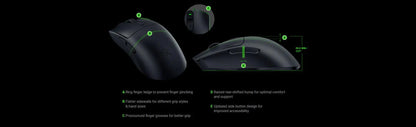 Razer Viper V3 HyperSpeed Wireless Gaming Mouse Lightweight Up 30K DPI Optical Sensor Mechanical Switches 8 Programmable Control