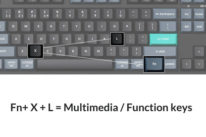 Keychron B33 Wireless Keyboard 80% TKL Layout Scissor Mechanism Switch Silent Typing 2.4G and Bluetooth Connection