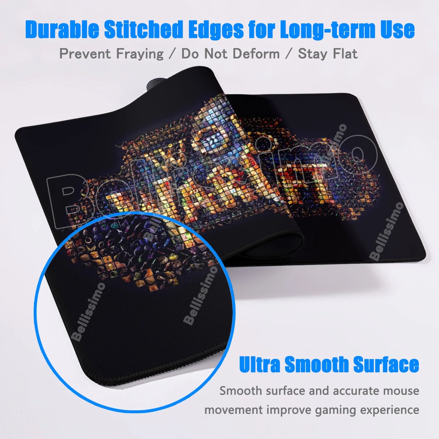 World Of Warcraft 90x40 Μεγάλο Gaming Mouse Pad Επιφάνειας Γραφείου για Παιχνίδια Csgo, Φυσικό Καουτσούκ, Μεγάλο Gamer XXL Mousepad Υπολογιστή