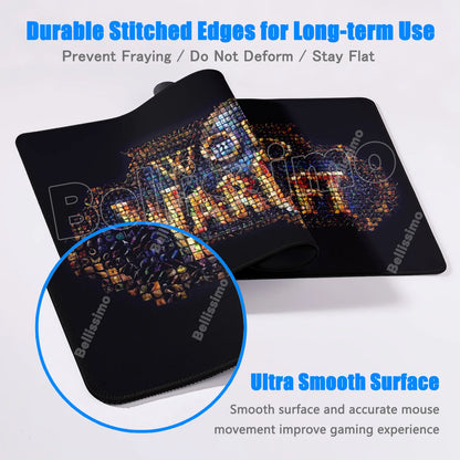 World Of Warcraft 90x40 Μεγάλο Gaming Mouse Pad Επιφάνειας Γραφείου για Παιχνίδια Csgo, Φυσικό Καουτσούκ, Μεγάλο Gamer XXL Mousepad Υπολογιστή