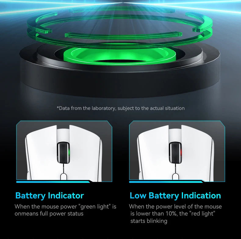 ATTACK SHARK R1 Bluetooth Mouse-Viral Mouse Reviewed by Influencers, Brand-direct authentic,PAW3311 sensor with 1K Hz for Gaming
