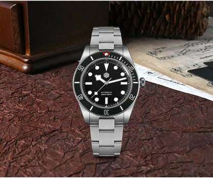 San Martin 40mm Aluminum Bezel NH35 BB58 Automatic Watches For Men Dive Wristwatch 20ATM Sapphire Luminous Reloj SN0008D