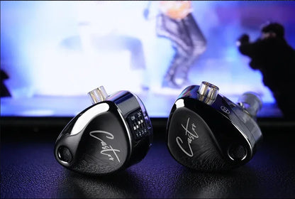 KZ Castor Wired Earbuds Improved Bass HiFi Earphone 2 Dynamic High-end Tunable Balanced Armature In-ear Headphone w/ Accessories