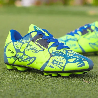New Men Kids Soccer Shoes Cleats Ultralight Football Boots Boys Non-Slip Grass Adult Professional Training Shoes Drop Shipping