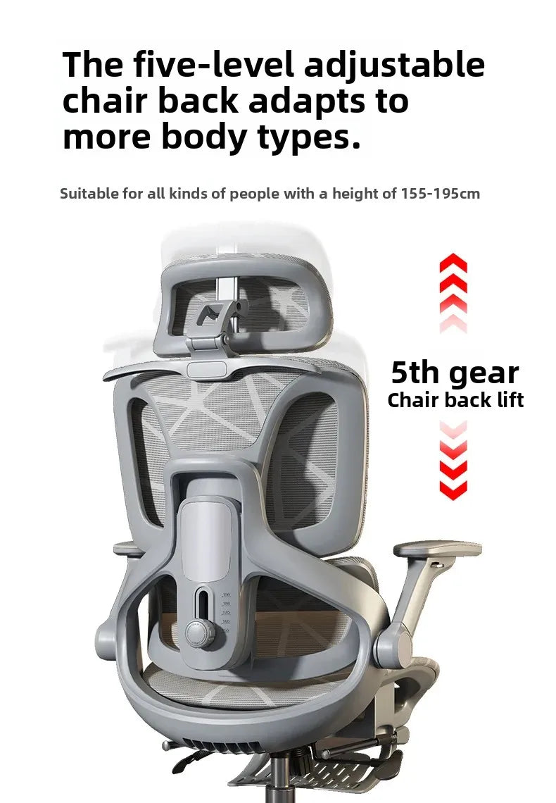 Air Titan Full Mesh Office Computer Gaming Ergonomic Three Zone Lumbar Support Student Desk Chair with Good Ventilation Design