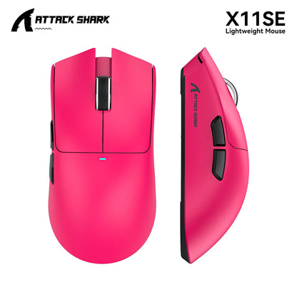 ATTACK SHARK X11 X11 SE Wireless Gaming Mouse 22K DPI PAW3311 63g Lightweight Tri-Mode Bluetooth/2.4G/Wired 20M Clicks RGB