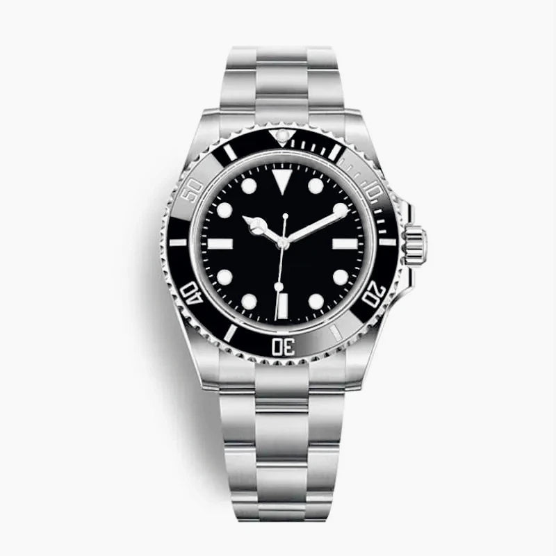 New High Quality Luxury Premium Men's Watch with Mechanical Winding Strap 904L Stainless Steel Black Blue Waterproof