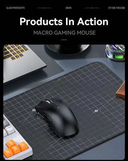 ATTACK SHARK X11SE Ultra-Light Wireless Gaming Mouse,20Million cycles life,PAW3311 Gaming,22KDPI,400IPS,40G,1KHz,65 Hours,30mAH