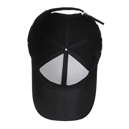 Nieuwe modieuze graffiti baseballpet van katoen voor dames en heren, unisex snapback met print, trendy hiphop-pet voor buiten voor dames en heren