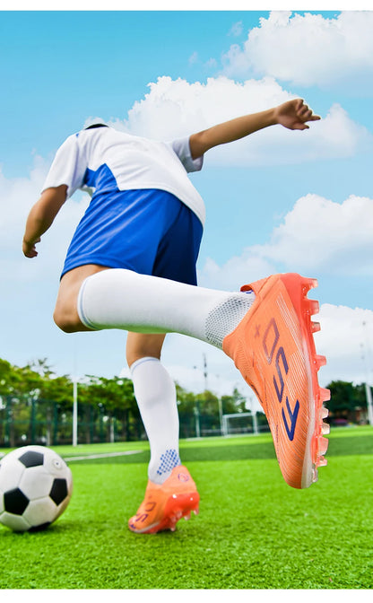Nuevas botas de fútbol para hombre, tacos para césped, futsal, cómodas, ultraligeras, FG, antideslizantes, para interior y adultos