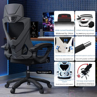 Recliner Office Chair Luxury Comfortable Armchai Ergonomic Office Chair Gaming Swivel Cadeiras De Escritorio Home Furniture