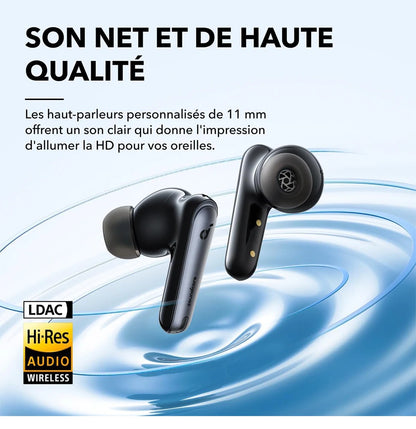Soundcore by Anker Liberty 4 NC, Bluetooth 5.3 in-ear headphones with adaptive noise cancellation 98.5%