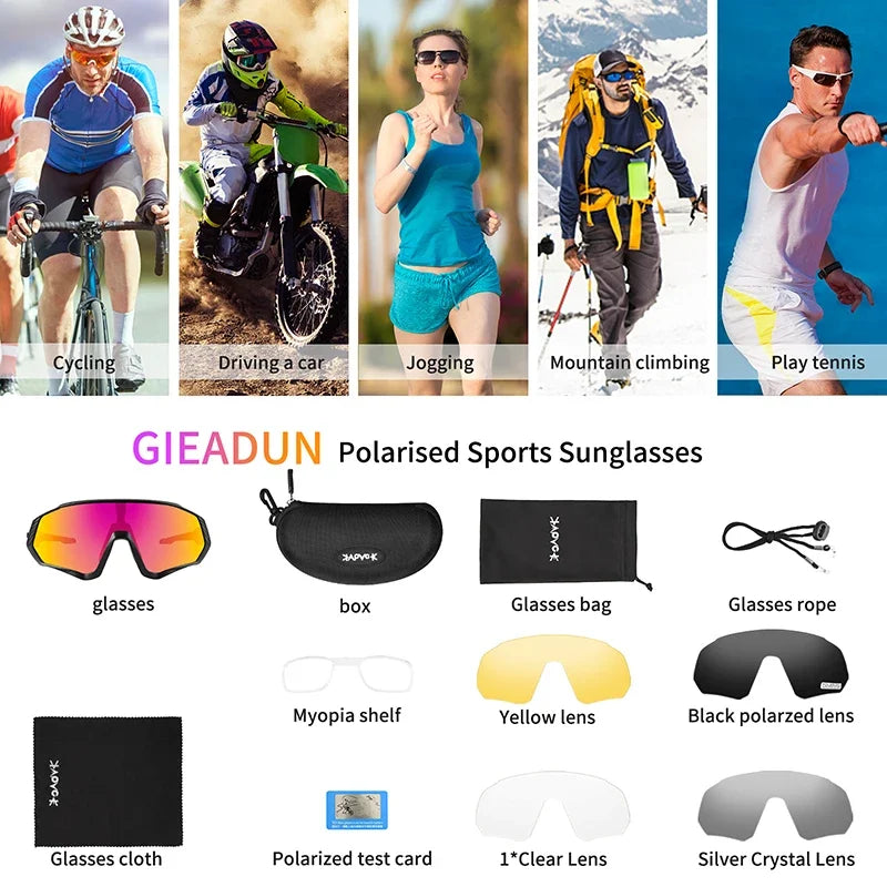 Kapvoe: Gafas de sol de marca para hombre, para pesca, montaña y ciclismo; gafas para mujer, para bicicleta de carretera; gafas de bicicleta; gafas de ciclismo; Oculos Ciclismo