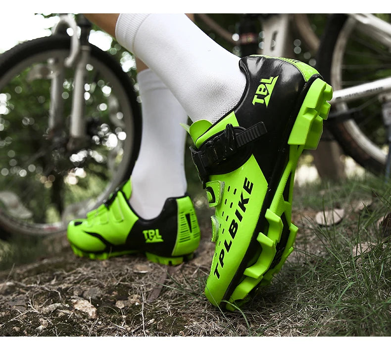 New Men's and Women's Bicycle Shoes,Outdoor Cycling Shoes,Three Functional Soles,Professional Training Shoes