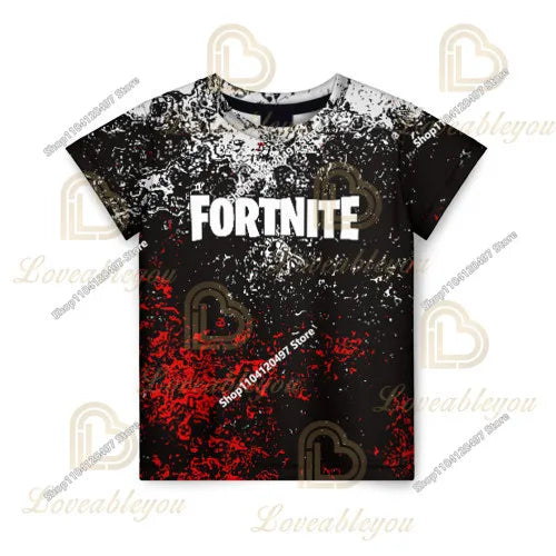 Fortnite T Shirt for Kids Banana Peely T-shirt Men's Women's Tshirt Battle Royale Game T Shirt Harajuku Summer Tops
